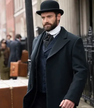 Miss Scarlet And The Duke Stuart Martin Black Coat