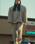 Miss You Oliver Tree Gray Oversized Suit