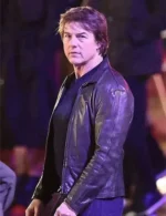 Mission Impossible 8 Tom Cruise Black Leather Jacket