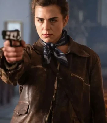 Morgane Polanski The Partisan Leather Jacket