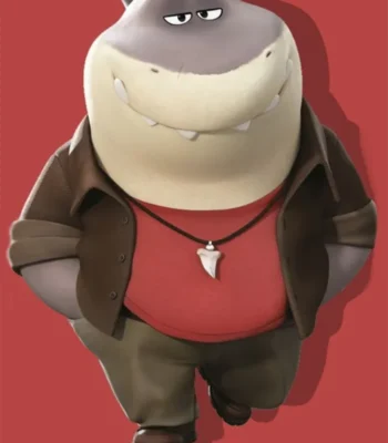 Mr. Shark The Bad Guys 2 Brown Jacket