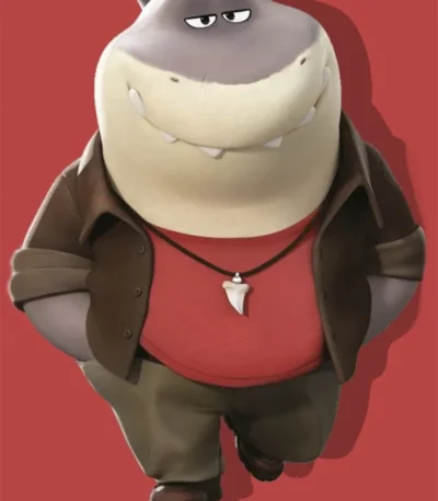 Mr. Shark The Bad Guys 2 Brown Jacket