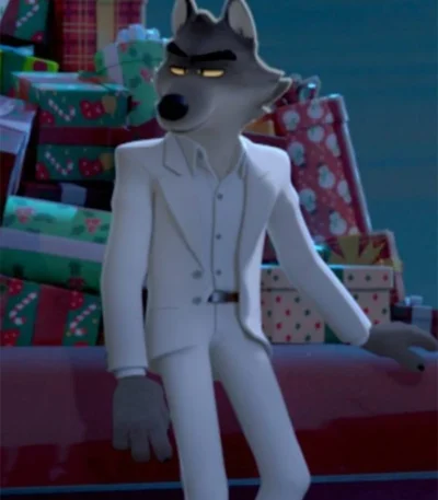 Mr. Wolf The Bad Guys A Very Bad Holiday White Suit