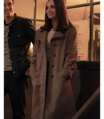 My Oxford Year Sofia Carson Wool Coat
