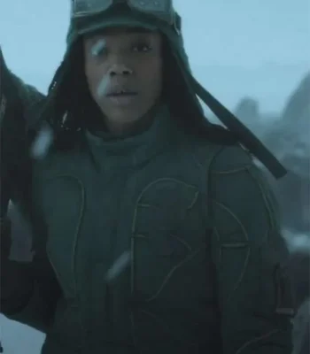 Naomi Ackie Mickey 17 Green Jacket