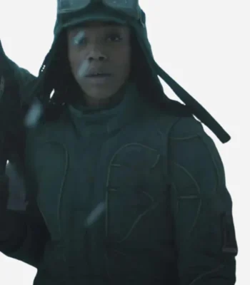 Naomi Ackie Mickey 17 Green Jacket