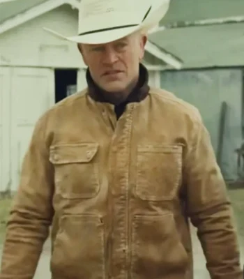 Neal McDonough The Last Rodeo Brown Cotton Jacket