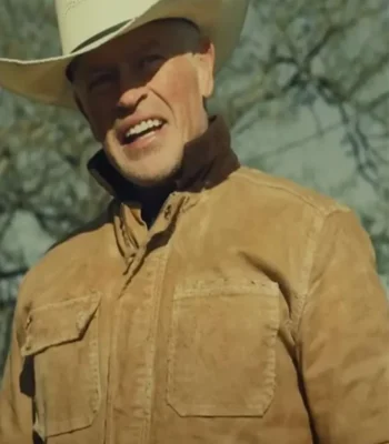 Neal McDonough The Last Rodeo Brown Cotton Jacket
