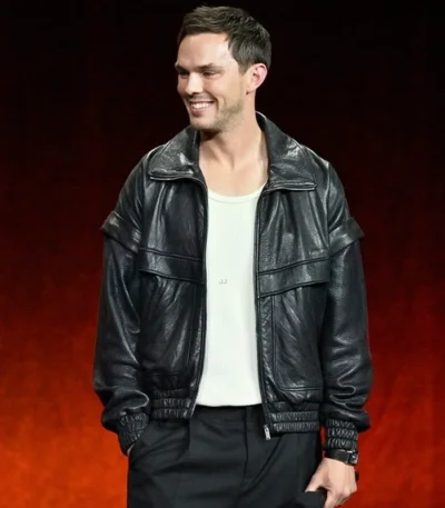 Nicholas Hoult Superman 2025 Black Jacket