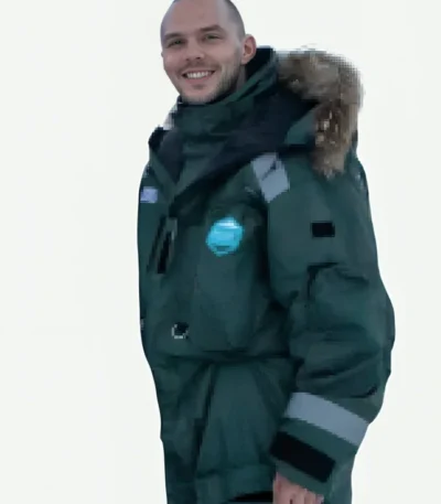 Nicholas Hoult Superman Green Cotton Jacket
