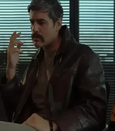 Police Per Jete Nik Xhelilaj Leather Jacket