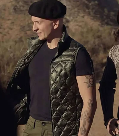 NoHo Hank Barry Black Puffer Vest