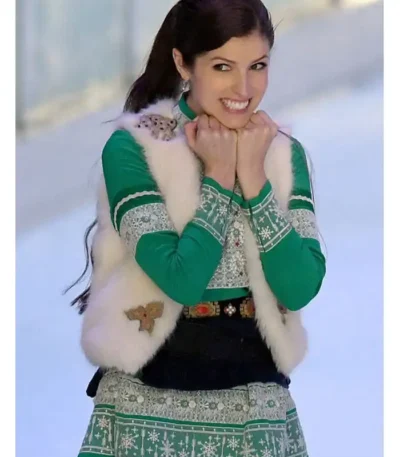 Noelle Anna Kendrick White Vest