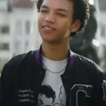 Now You See Me Now You Don’t Justice Smith Black Bomber Jacket