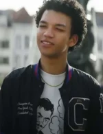 Now You See Me Now You Don’t Justice Smith Black Bomber Jacket