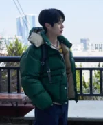 Number One Choi Woo-sik Green Puffer Jacket