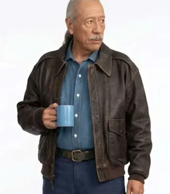Office Romance Edward James Olmos Leather Jacket