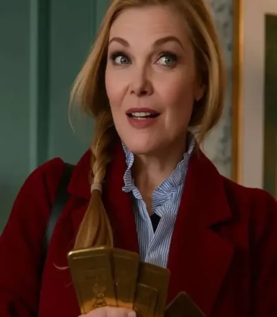 Oh. What Fun Michelle Pfeiffer Red Coat