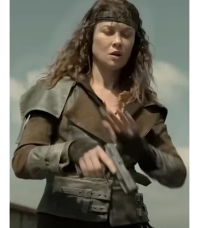 Olga Kurylenko Afterburn Leather Jacket