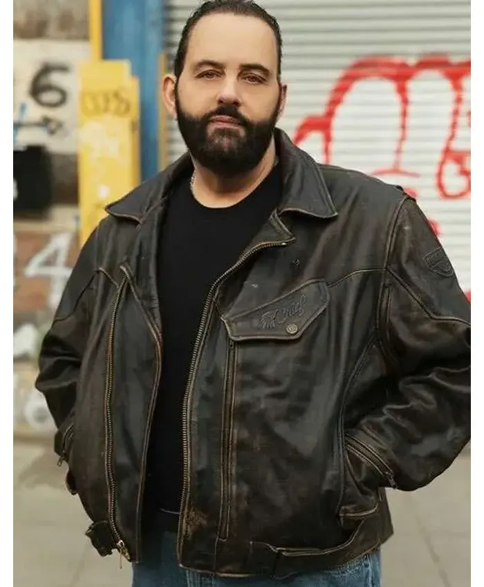 Once a Week for Life George Zouvelos Leather Jacket Once a Week for Life George Zouvelos Leather Jacket