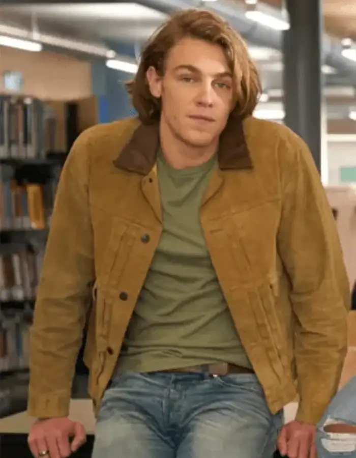 One Of Us Is Lying Nate Macauley Brown Jacket One Of Us Is Lying Nate Macauley Brown Jacket