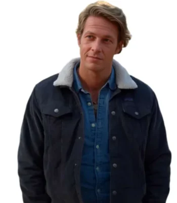 One True Loves Luke Bracey Blue Jacket