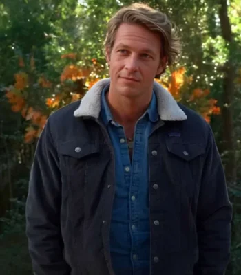 One True Loves Luke Bracey Blue Jacket