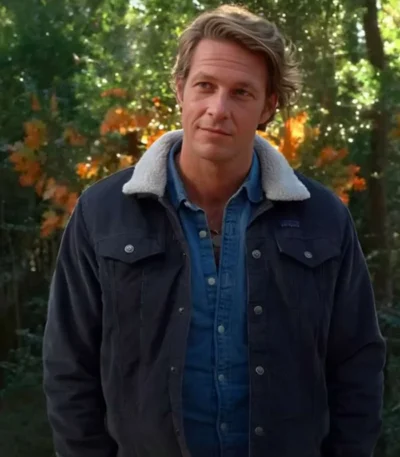 One True Loves Luke Bracey Blue Jacket