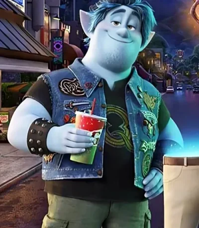 Onward Barley Lightfoot Blue Vest With Patches