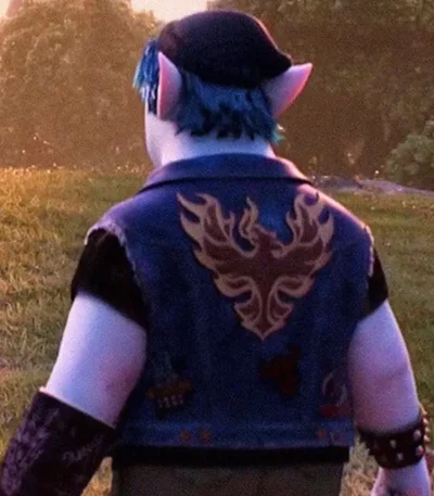 Onward Barley Lightfoot Blue Vest With Patches