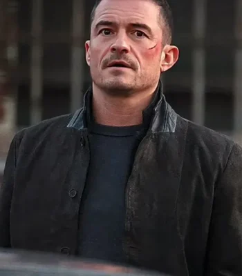 Orlando Bloom Deep Cover Black Jacket