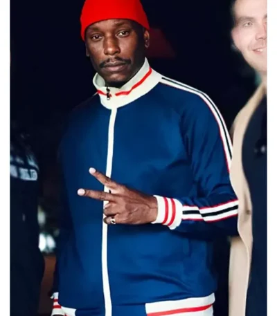 Oscar Shaw Tyrese Gibson Blue Track Jacket