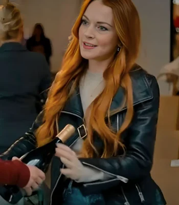 Our Little Secret Lindsay Lohan Leather Jacket
