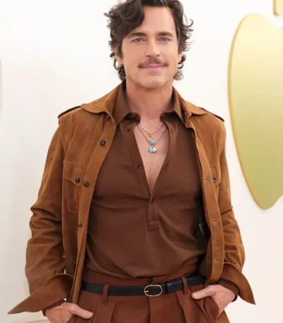 Outcome Event Matt Bomer Suede Jacket