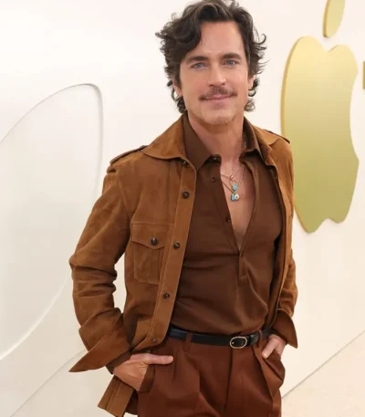 Outcome Event Matt Bomer Suede Jacket