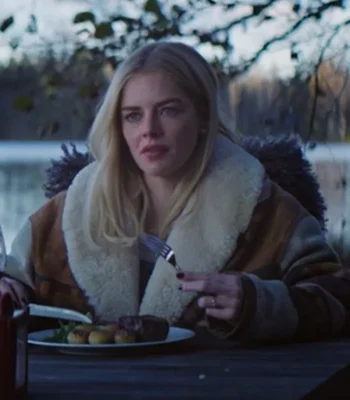 Over Your Dead Body Samara Weaving Coat
