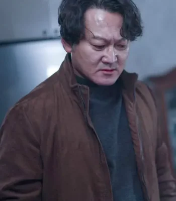 Park Sang Yong Concrete Market Brown Jacket