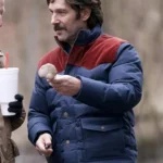 Paul Rudd Friendship Blue and Red Puffer Jacket