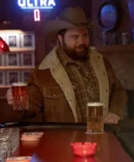Paul Walter Hauser Americana Brown Suede Jacket