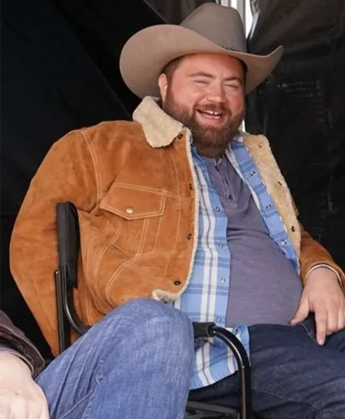 Paul Walter Hauser Americana Brown Suede Jacket Paul Walter Hauser Americana Brown Suede Jacket