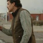 Pedro Pascal Eddington Brown Cotton Vest