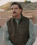 Pedro Pascal Eddington Brown Cotton Vest