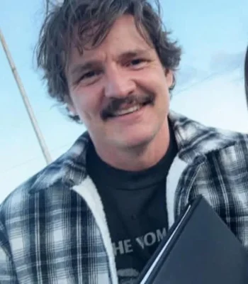 Pedro Pascal Eddington Plaid Jacket