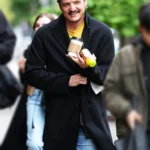 Pedro Pascal Materialists Black Coat