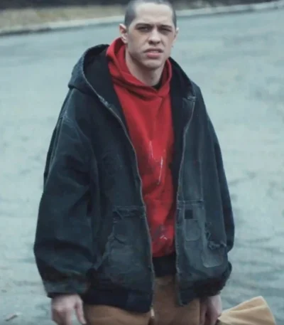 Pete Davidson The Home Black Hooded Jacket