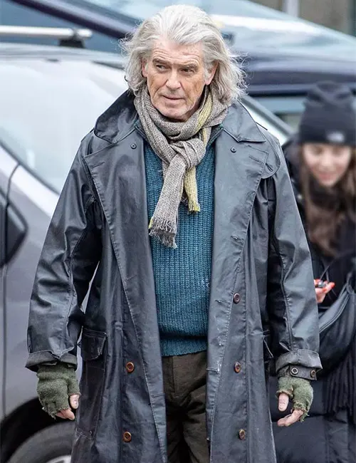 Pierce Brosnan Four Letters of Love Leather Coat Pierce Brosnan Four Letters of Love Leather Coat