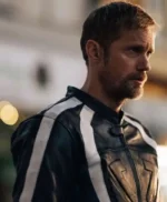 Pillion Alexander Skarsgård Black Racer Jacket