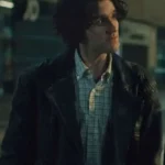 Pillion Harry Melling Black Leather Jacket