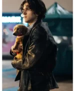 Pillion Harry Melling Black Leather Jacket