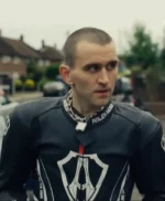 Pillion Harry Melling Black Racer Jacket